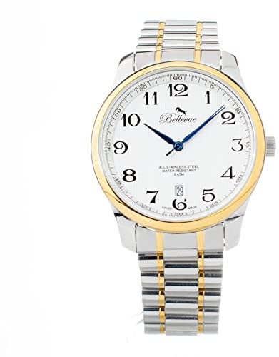 Bellevue Herren Analog-Digital Automatic Uhr mit Armband S0367683