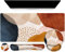 Mouse mat Set,iCasso Desk mat 900 x 400mm,Stitched Edges Gaming Mouse Pad & Mouse mat Wrist Support&Keyboard Wrist Rest,Waterproof Surface Desk Pad with Non-Slip Rubber Base (4ColorBlock)