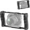 NEEWER Videokamera Käfig Rig mit Arca Basis, Doppelgriffen, 3/8 ARRI Aufnahme & 1/4 Gewinde, Cold Shoes, universeller Stabilisator kompatibel mit SmallRig NEEWER Grundplatte 15mm Stangen, CA016