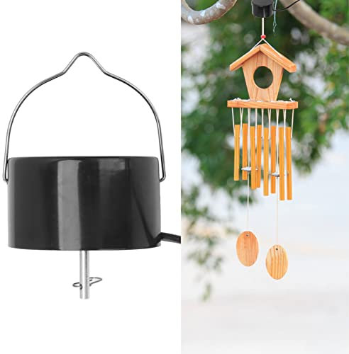 Windspinner Motor, Rotierender Ein Schalter aus Kunststoff, Elektrischer Hängender Display Motor für Sonnenfänger (EU Stecker 220V)