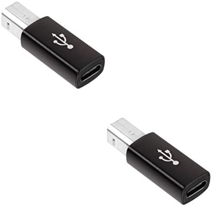Hemobllo 2stücke Type-c Adapter Für Drucker Und Midi-geräte Usb-c Usb Schnittstelle Kompaktes Design Kompatibel Mit Elektrischen Klavieren Drums Und Audio-equipment Stabil Und