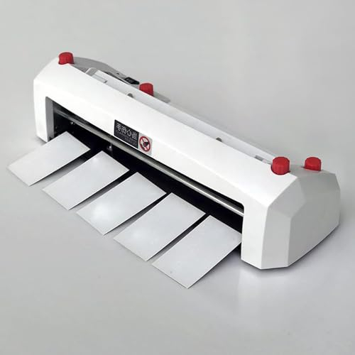 KLUFO Upgrade Heavy Duty Automatic Business Cutter 20W Effiziente und vielseitige Präzisions-Werkzeugkarte Miniatur Einstellbare Visitenkarte Schneidemaschine im A4-Format 85x55mm