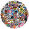 Fußball Aufkleber Rugby Football Sticker Set 100 Stücke Niedlich Deko für Auto Laptop Skateboard Fahrrad Moped Motorrad Fahrrad Computer,Geeignet für Erwachsene Kinder