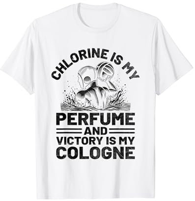 Chlor ist mein Parfüm und Victory Is My Cologne Water Polo T-Shirt