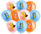 18Pcs Blue Dog Balloons Theme Birthday Party Decorations Party Latex Balloons For Kids Boys Girls Birthday Party Decoration