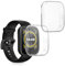 kwmobile Carcasa Compatible con Huami Amazfit Bip 5 Funda - 2X Protector Pantalla Completo - Ultrafino y antigolpes - Transparente
