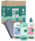 HAKA Reiniger-Set 'Weniger ist mehr', 1x Allzweckreiniger, 1x Spülmittel, 1x Badreiniger, 1x Putztuch, für Boden, Küche & Bad, nachhaltig, vegan, materialschonend, 3x 475ml inkl. Mikrofaser-Tuch