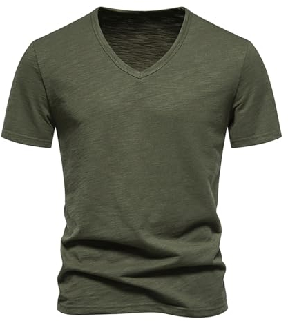 Muskelshirts Herren Shirt MäNner Weiß, Rundhals Kurzarm Tshirt Basic Slim Fit Tops Bequemes Atmungsaktiv Sportshirts Einfarbiges Luftige Oberteile Y2K Streetwear