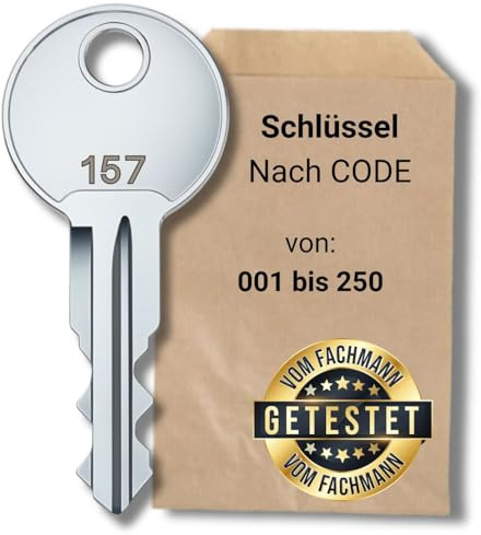 bayesen Ersatzschlüssel - Kompatibel mit ATERA Code 035 - Hochwertiger Ersatz Schlüssel für Dachboxen, Skiboxen und Fahrradträger - Schlüsseldienst