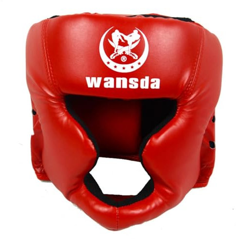 Casques De Boxe, Casque Boxe Pour Sparring, Casque De Boxe Pour Enfant Adulte, Casque De Boxe Entraînement, Casque De Boxe En Cuir Synthétique Pour Boxe Muay Thai, Protecteur De Tête Rembourré Réglabl