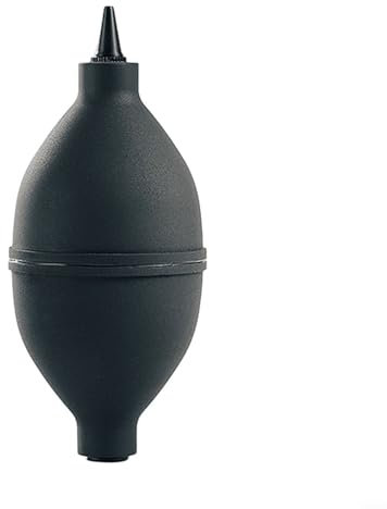 Powerful Air Blower for Cleaning Coffee Grinder, Pump Cleaner, Silicone Grip (Black)