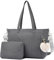 Makukke Cord Tote Bag Shopper Tasche Damen Umhängetasche Groß Handtasche Schultertaschen für Arbeit Büro Reisen Einkaufen Schule