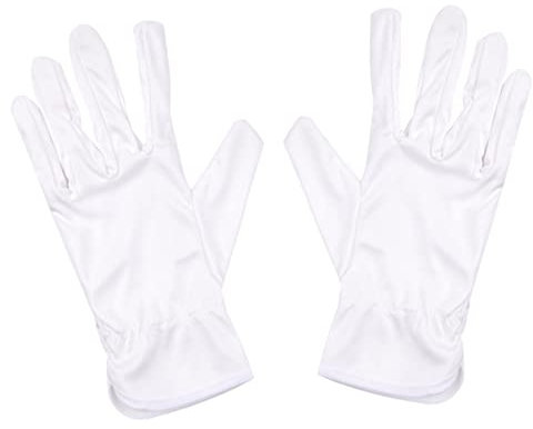 HOMSFOU 10paar Mikrofaserhandschuhe Für Kosmetik Und Reinigung Staubfreie Arbeitshandschuhe Elastische Schutzhandschuhe Für Gartenarbeit Industriearbeiten Und Schmuckprüfung