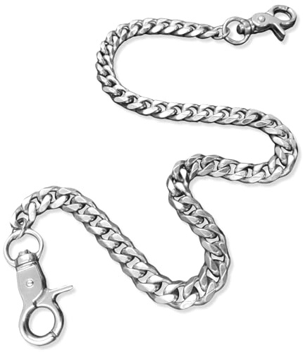starfa lab Pants Wallet Chain for Men Women Boy Girl,Heavy Duty Pocket Chain Metal Wallet Keychain Jean Punk