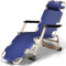 Tumbonas Reclinables Para Personas Con Sobrepeso, Plegables De Acero, Para Acampar Al Aire Libre, Para Jardín, Piscina, Césped, Gravedad Cero, Con Capacidad De Carga De Aproximadamente 180 Kg.