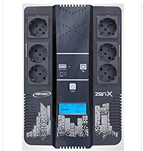 Infosec Zen-x 800 VA Onduleur PC 480 W