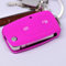 Soft Case Schutz Hülle Auto Schlüssel für VW Golf Polo Fox EOS Jetta SEAT Skoda 2 Tasten bis 2009 Klappschlüssel/Farbe: Pink