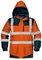 SIR SAFETY SYSTEM Jacke Regimental Split MC4116HCXX - 4 in 1 Warnschutzjacke - Größe XXL - Orange/Blau - atmungsaktiv und wasserfest - 100% Polyester