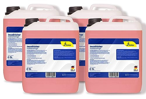 Mr. Perfect® Professioneller Insektenentferner Auto - 4x5L I Auto & Motorrad Insektenentferner - Geeignet für Lack, Glas, Kunststoff & Chrom I Lackschonender Insektenreiniger, Vorreiniger