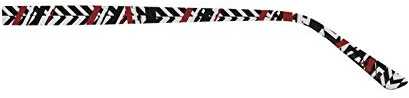 Change Me Lineal 8644-1, Schwarz-Weiß-Gemustert mit Rot, Grilamid, 130 mm