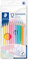STAEDTLER Buntstift 146, klassisches Sechskanformat, weiche Mine, hoch pigmentierte Farben, 12 Pastellfarben im Kartonetui, 146 C12 PA