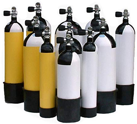 METALSUB Bouteille DE PLONGÉE 12 litres 232 Bars, Faber (2 Sort. en V)