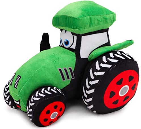 Toyland® 21 cm (8 Zoll) Plüsch-Bauernhoftraktor – Schlafzimmerdekoration für Jungen und Mädchen (GRÜN)