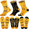 Belloxis Fanartikel Fußball Socken Fussball Geschenke Fußball Geschenke Fussball Socken Fußball Zubehör Socken Herren 43-46 Kleine Geschenke für Männer