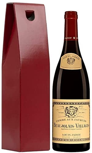Louis Jadot Beaujolais Villages Combe Aux Jacques - France 1 x 75cl, Single Bottle of French Red Wine in a Red Gift Box