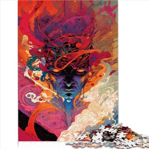 Spielzeug Puzzle 1000 Teile Puzzle Astral Jinn Papppuzzles für Erwachsene Kinder 14+ Lernspiele Heimdekoration Puzzle. 1000 Stück (26 x 38 cm).