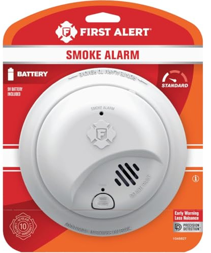 First Alert Battery-Powered Ionization Smoke Detector