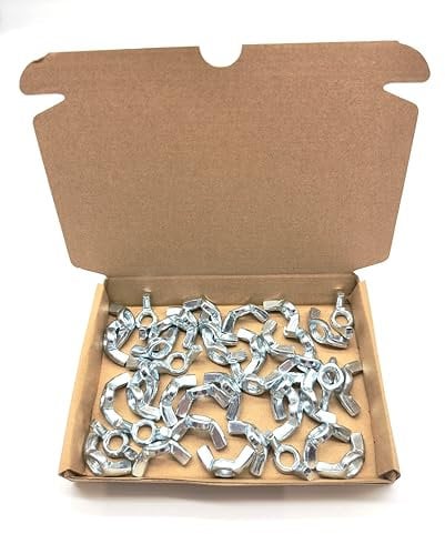 Pack of 40 M10 Wing Nuts | Steel Butterfly Nuts (M10)