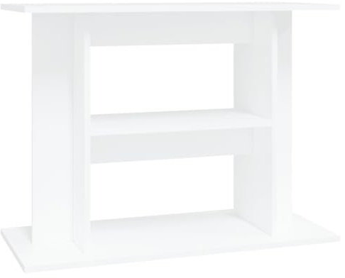 Gecheer Aquariumständer Aquariumschrank Aquarienunterschrank 80 x 35 x 60 cm (B x T x H) Das Aquarium ist Nicht im Lieferumfang enthalten,Holzwerkstoff,Weiß