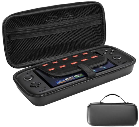 MIGOTODA Schutzhülle aus PU-Leder für Ayn Odin 2 Android Handheld Gaming Handheld - Modell AYOD2-N1 (Schwarz)