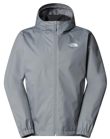 THE NORTH FACE - Men's Quest Hooded Jacket - Waterproof, Breathable - Monument Grey - L