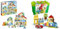 LEGO 10994 DUPLO Town 3in1 Family House, Brick-Built Dolls House with Push&Go Car, 5 Figures & 10914 DUPLO Classic Deluxe Brick Box Building Set with Toy Storage