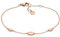 SKAGEN - Bracelet Anja Pebble en acier inoxydable doré rose, pour femme, SKJ1848791