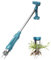 MaxAwe Tagliaerba elettrico per Makita 18 V, 100 cm, dente di leone con 3 artigli in acciaio, meccanismo di espulsione, dispositivo di rimozione delle erbacce con manico lungo per giardino e prato