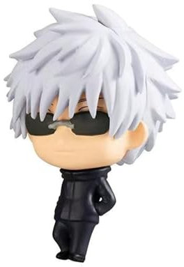 JJK Mini Figur Anime Gojo Satoru Figur Statue PVC Sammelbare Modell JJK Decorations Desktop Ornamente Geschenk für Anime Fans, 5cm