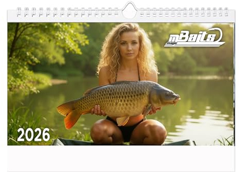 Magic Baits Karpfenkalender 2026 Wandkalender Angeln DIN A4 Carp Fishing Calendar Anglerkalender