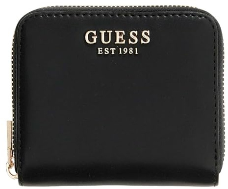 GUESS Geldbörse Laurel II SLG Small Zip Around Wallet Black schwarz