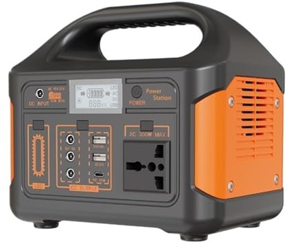 Estación De Energía Portátil 300W, Generador Solar Onda Sinusoidal Pura 256Wh, Carga LiFePO4, Planta UPS For Camping RV BateríA De DuracióN Ultralarga