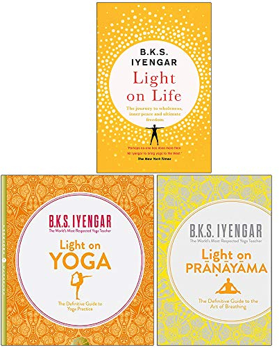 B.K.S. Iyengar Collection 3 Books Set (Light on Life, Light on Yoga, Light on Pranayama)