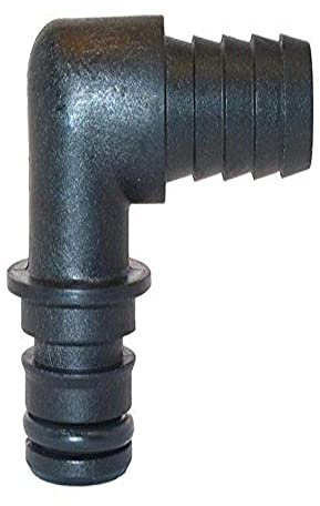 Flojet 20381-009 Quad-Port-Armaturen – Quad x 1,27 cm Widerhaken, 1 Stück