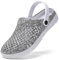 Sandali da Uomo Donna Maglia Traspirante Imbottito Scarpe Buco Scarpe da Spiaggia Ciabatte Infradito Pantofole Antiscivolo Estate Unisex Classico Piatto Scarpe Casa Pattini per Donne Uomini Slippers
