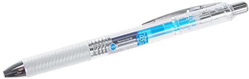 Pentel Energel Pure BLN75TL-CX Gel-Tintenroller, Blau, 0, 25 mm Strichstärke, Nadelspitze, Druckmechanik, nachfüllbar, 1 Stück (1er Pack)
