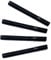 OMP JEU 4 GOUJONS DE ROUES DE VOITURE M12X1.25 LONG 100MM, Noir