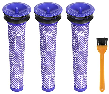 Prefiltro di ricambio per Dyson V6 V7 V8, 3 prefiltri V8 V7 V6, kit di filtri di ricambio per Dyson DC58, DC59, DC61, DC62 Animal
