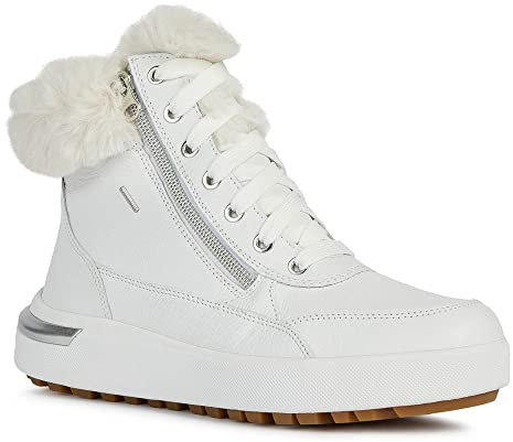 Geox D Dalyla B Abx A, Stivaletti Donna, Bianco (White), 41 EU