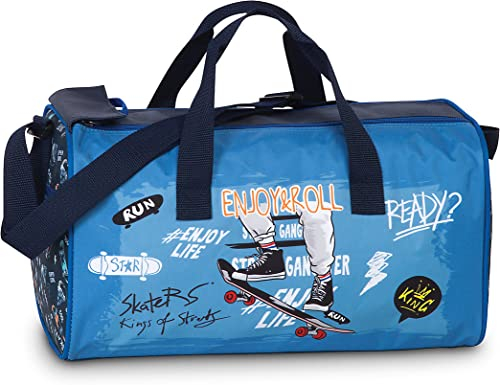 Fabrizio Kinder Sporttasche Skater blau 39 x 21 x 18 cm Vol. 12 l Polyester